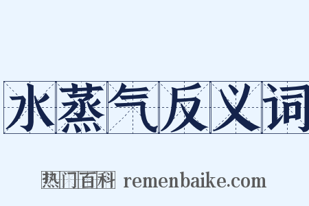 水蒸气反义词是什么意思的图片